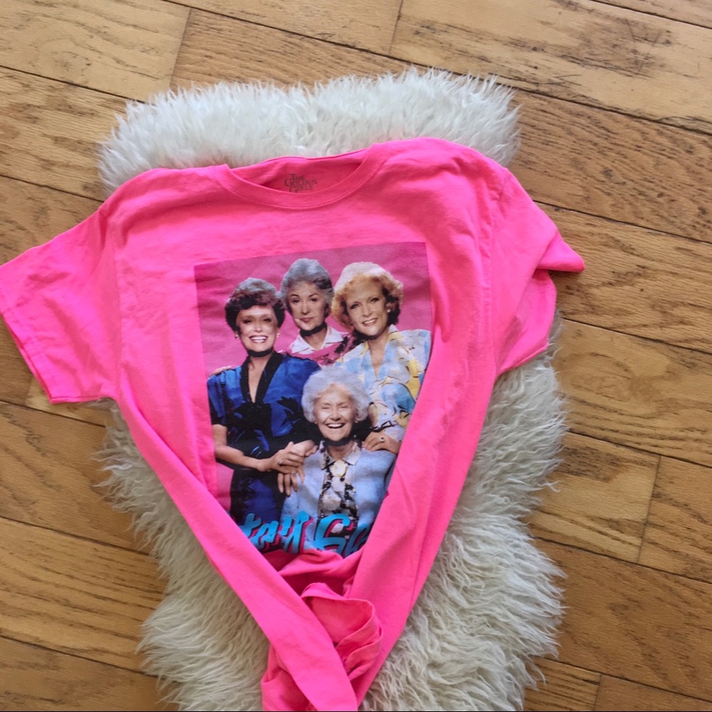 Hot Pink Golden Girls T NWOT